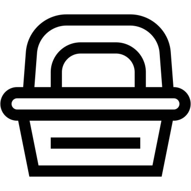 Beslenme Kutusu Vektör Simgesi Tasarım İllüstrasyonu