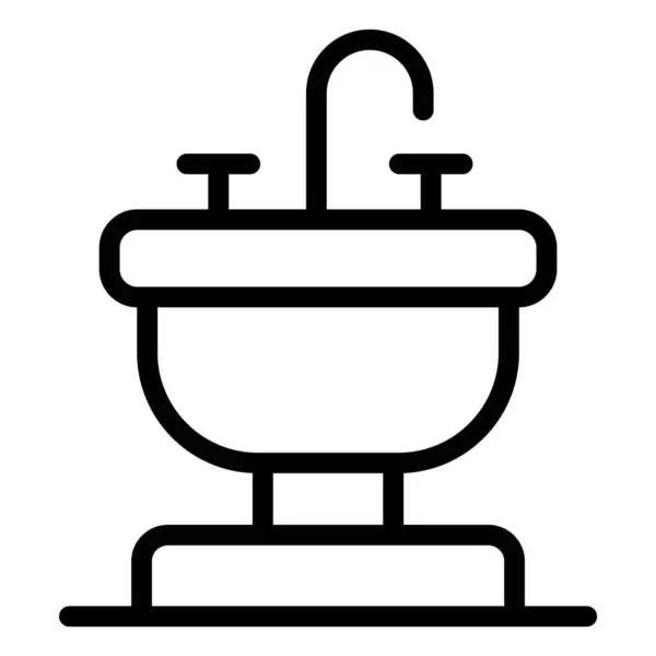 Sink Vector Icon Design Illustration — Stock Vector