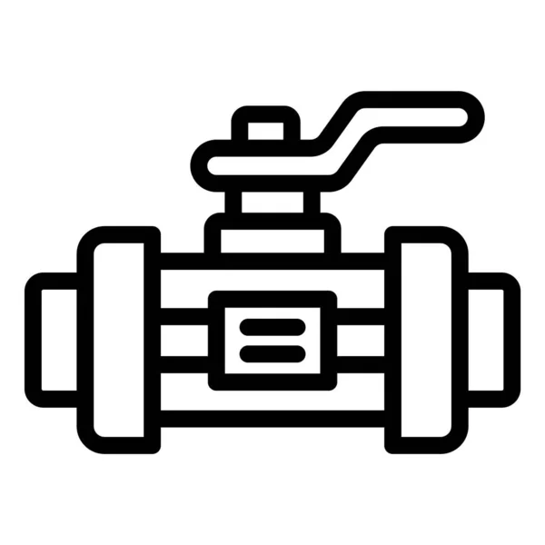 Válvula Vector Icono Diseño Ilustración — Vector de stock