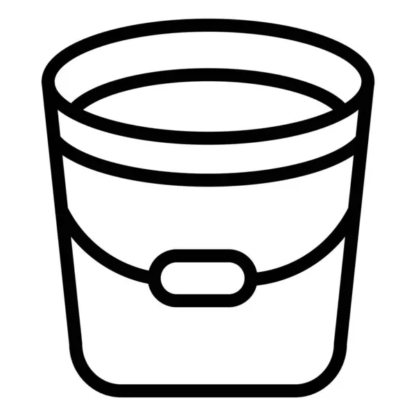 Bucket Vector Icon Design Illustration — Stock Vector