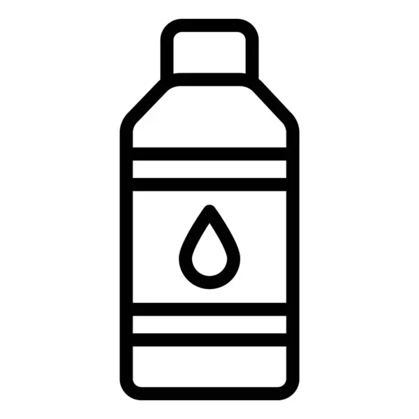 Water Bottle Vector Icon Design Illustration — Stock Vector