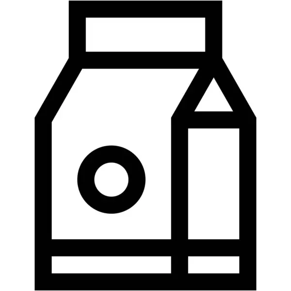 Milk Vector Icon Design Illustration — Stock Vector