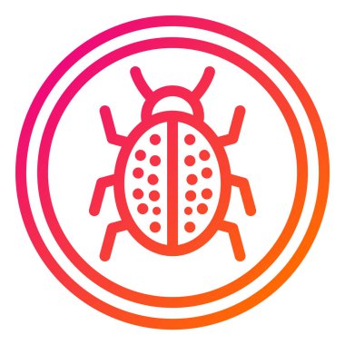 Antivirüs Vektör Simgesi Tasarım Çizimi