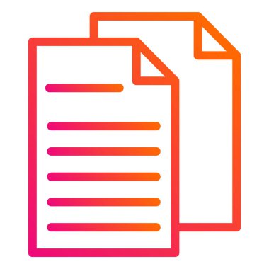 Dosya Vektörü Simgesi Tasarım İllüstrasyonu