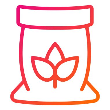 Gübre Vektörü Simgesi Tasarım İllüstrasyonu