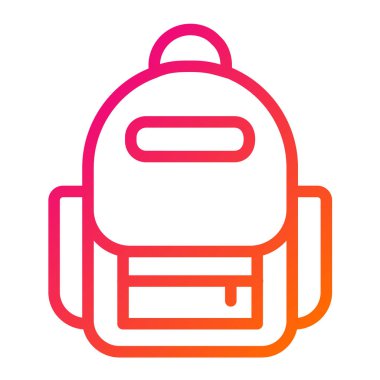 Çanta Vektörü Simgesi Tasarım İllüstrasyonu