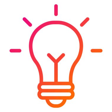 Fikir Vektörü Simgesi Tasarım İllüstrasyonu