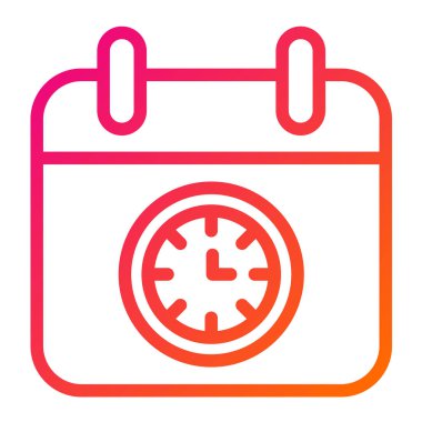 Bitiş Tarihi Vektör Simgesi Tasarım İllüstrasyonu