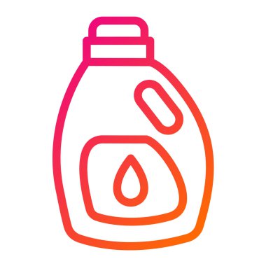 Deterjan Vektör Simgesi Tasarım İllüstrasyonu