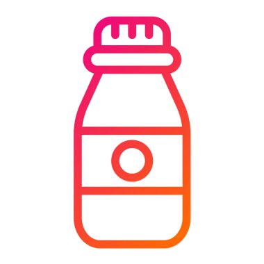 Vial şişe Vektör Simgesi Tasarım İllüstrasyonu