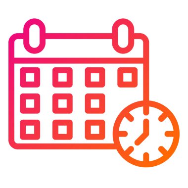 Bitiş Tarihi Vektör Simgesi Tasarım İllüstrasyonu