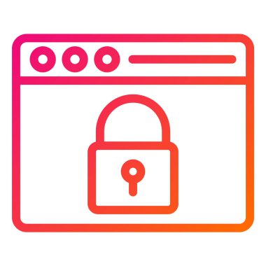 Veri Güvenlik Vektörü Simgesi Tasarım ResmiComment