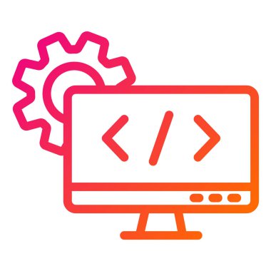 Web tasarımı Vektör Simgesi Tasarım İllüstrasyonu