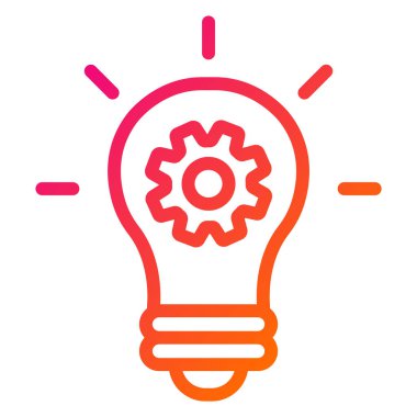 İcat Vektörü Simgesi Tasarım İllüstrasyonu