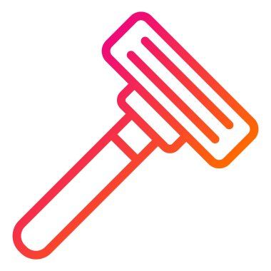 Ustura Vektörü Simgesi Tasarım İllüstrasyonu