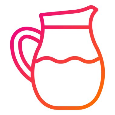 Su testisi Vektör Simgesi Tasarım Çizimi