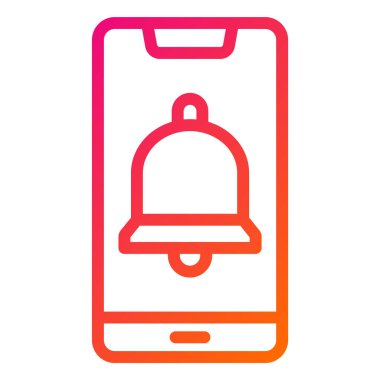 Alarm Vektörü Simgesi Tasarım İllüstrasyonu