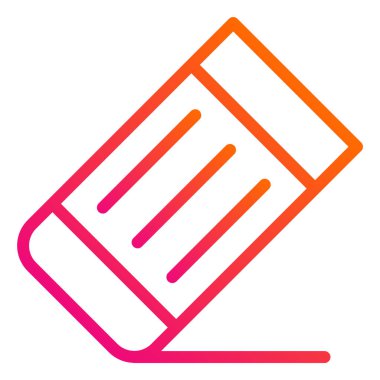 Silgi Vektörü Simgesi Tasarım İllüstrasyonu