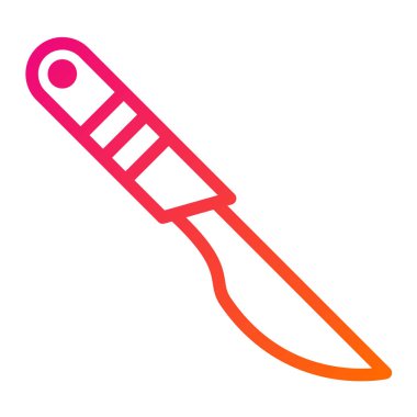 Neşter Vektör Simgesi Tasarım İllüstrasyonu