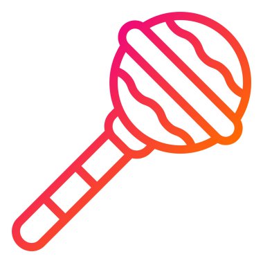 Bebek çıngırak Vektör Simgesi Tasarım İllüstrasyonu