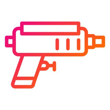 Oyuncak Silah Vektör Simgesi Tasarım İllüstrasyonu