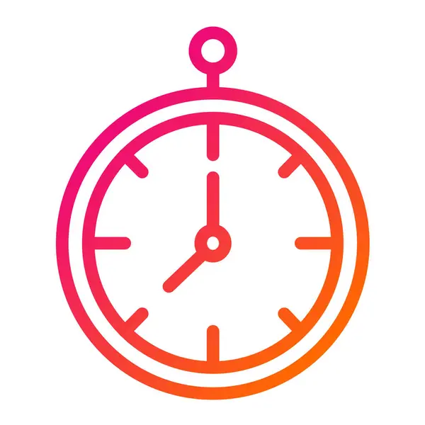 Clock Vector Icon Design Illustration — Stockvektor