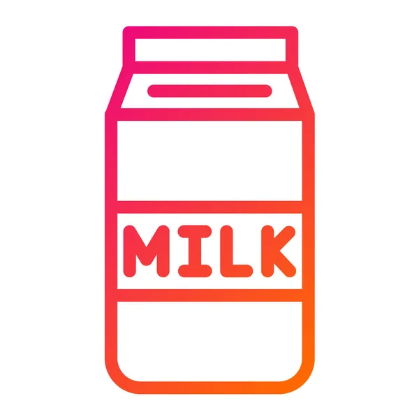 Milk Vector Icon Design Illustration — Stockvektor
