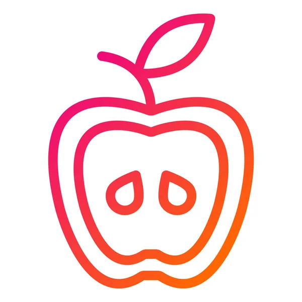 Apple Vector Icon Design Illustrasjon – stockvektor