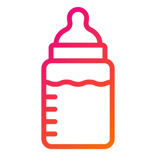 Feeding Bottle Vector Icon Design Illustration — Stock Vector