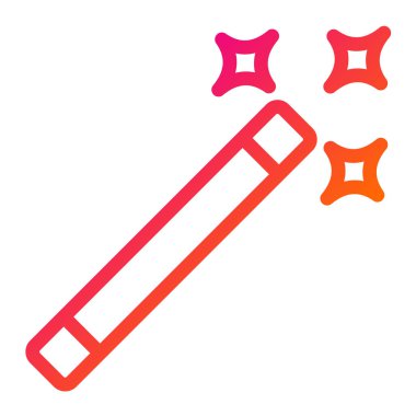 Sihirli araç Vektör Simgesi Tasarım İllüstrasyonu