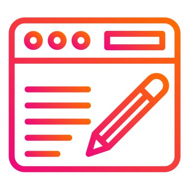 Günlük Vektörü Simgesi Tasarım İllüstrasyonu