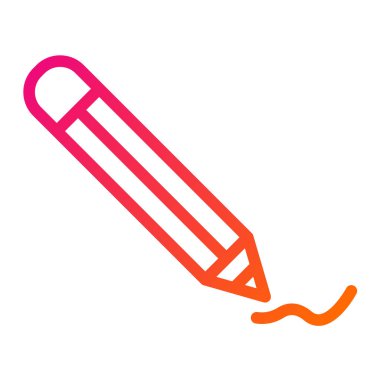 Kalem aracı Vektör Simgesi Tasarım İllüstrasyonu