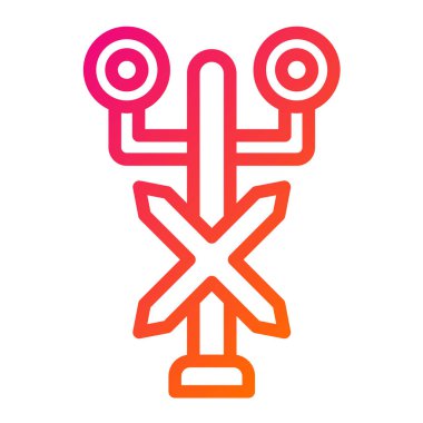 Trafik Sinyali Vektör Simgesi Tasarım İllüstrasyonu