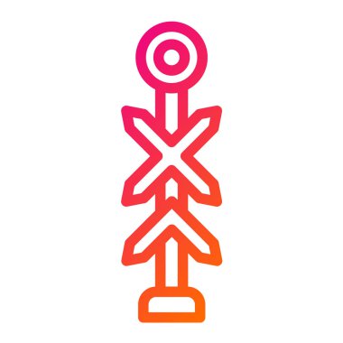 Çoklu Satır Vektör Simgesi Tasarım İllüstrasyonu