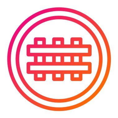 Çapraz Vektör Simgesi Tasarım İllüstrasyonu