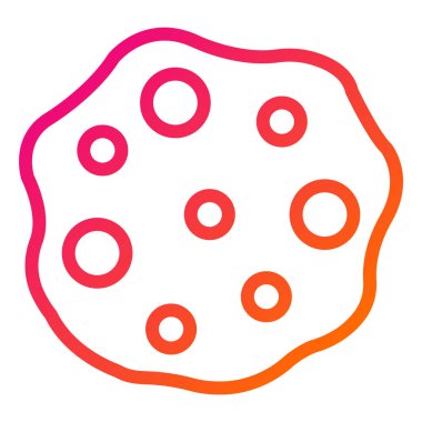 Asteroid Vektör Simgesi Tasarım İllüstrasyonu