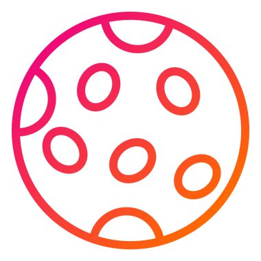 Mars Vektör Simgesi Tasarım İllüstrasyonu