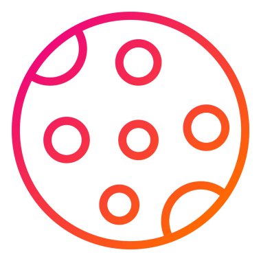 Ay faz Vektör Simgesi Tasarım İllüstrasyonu