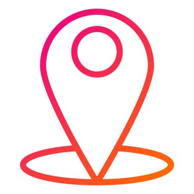 Spor Konumu Vektör Simgesi Tasarım İllüstrasyonu