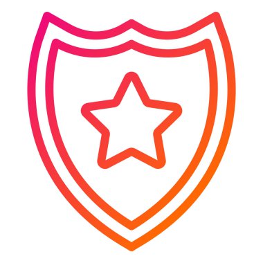 Kalkan Vektörü Simgesi Tasarım ResmiComment