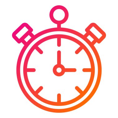 Stopwatch Vektör Simgesi Tasarım İllüstrasyonu