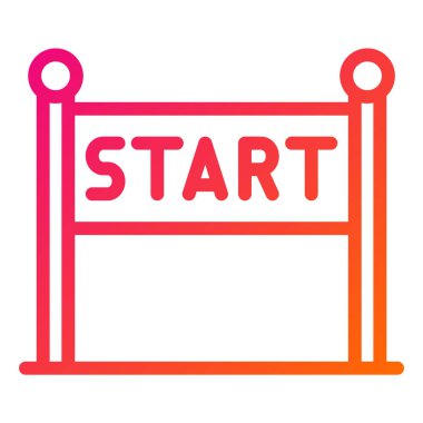 Vektör Simgesi Tasarım Resmini Başlat