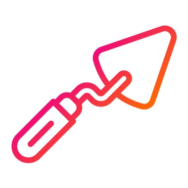 Trowel Vektör Simgesi Tasarım İllüstrasyonu