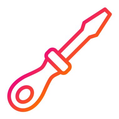 Tornavida Vektör Simgesi Tasarım İllüstrasyonu