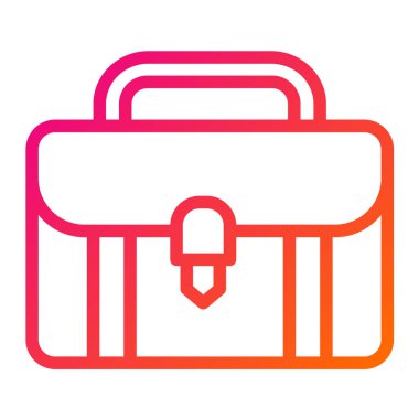 Evrak Çantası Vektör Simgesi Tasarımı İllüstrasyonu