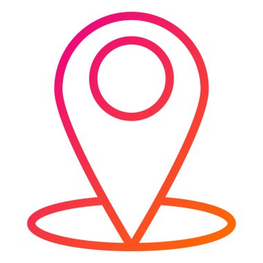 Konum Vektör Simgesi Tasarım İllüstrasyonu