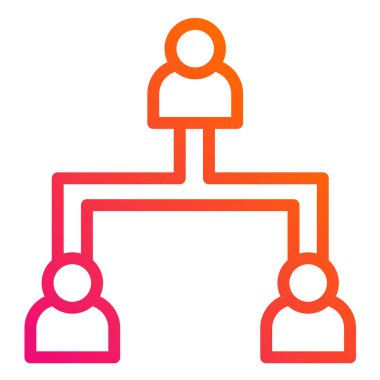 Kullanıcı Bağlantısı Vektör Simgesi Tasarım İllüstrasyonu