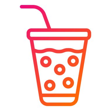 Soda Vektörü Simgesi Tasarım İllüstrasyonu