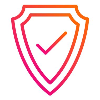 Doğrulanmış Vektör Simgesi Tasarım İllüstrasyonu