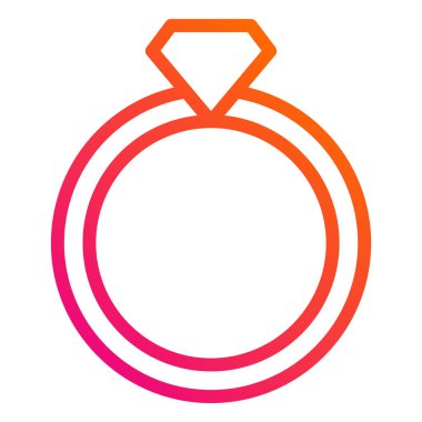 Alyans Vektör Simgesi Tasarım İllüstrasyonu